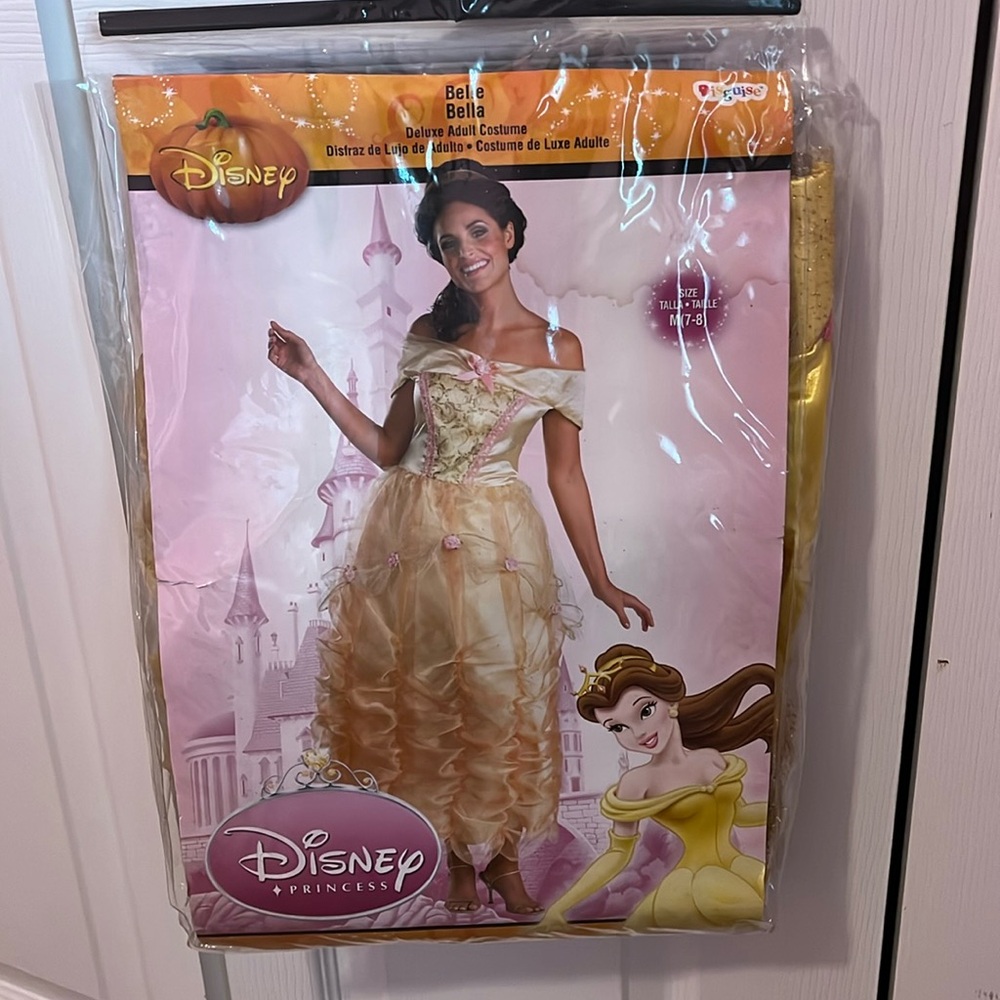 Disney Princess Belle Costume Dress - Gold